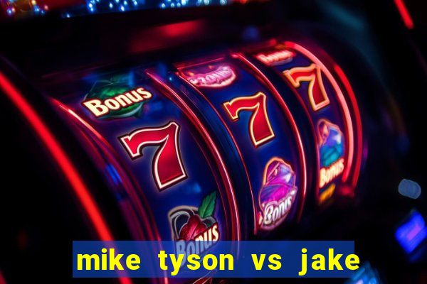 mike tyson vs jake paul assistir online